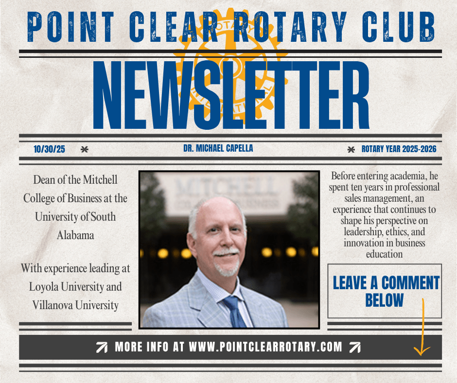 10/30 Club Newsletter: