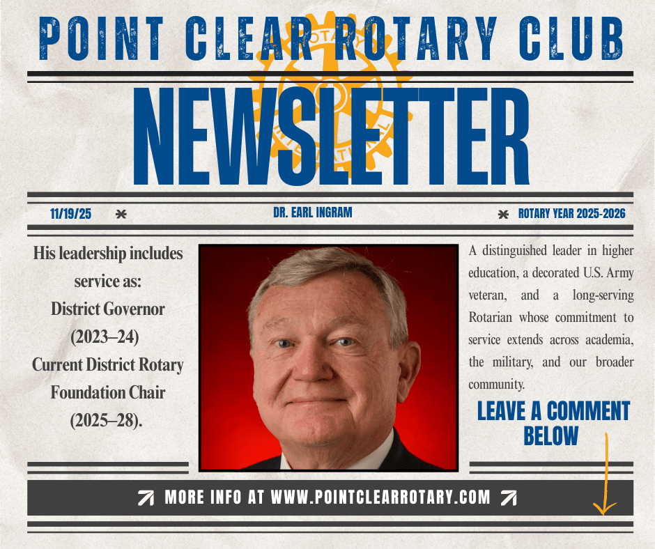 11/19 Club Newsletter:
