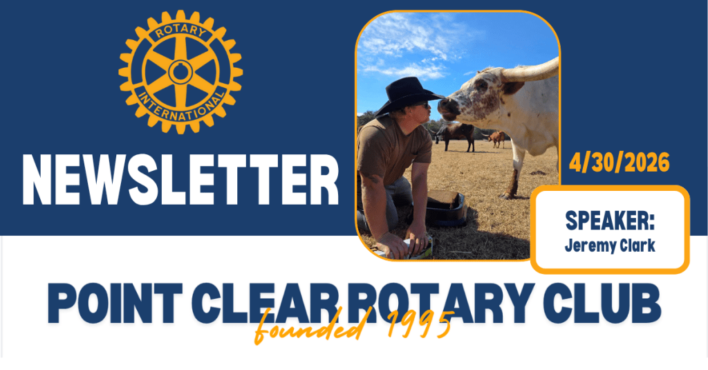 4/23 Club Newsletter: