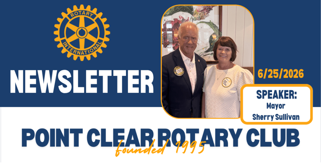 6/25 Club Newsletter: