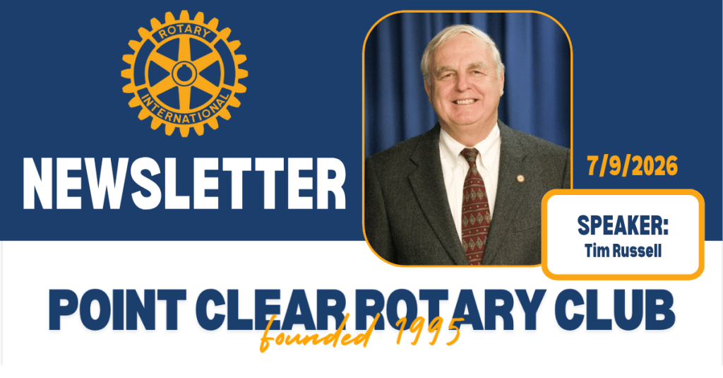 7/9/26 Club Newsletter: