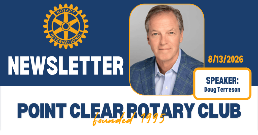 8/13/26 Club Newsletter: