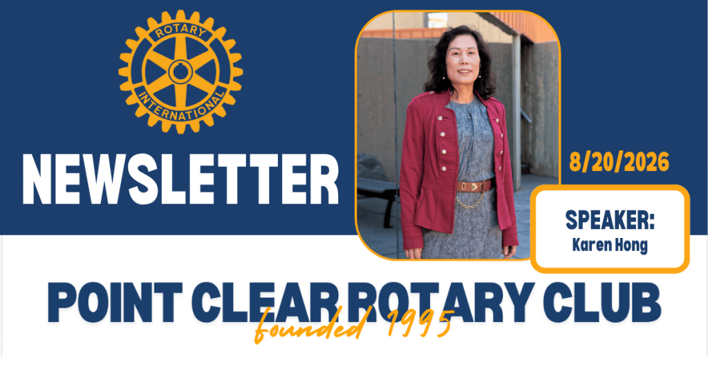 8/13/26 Club Newsletter: