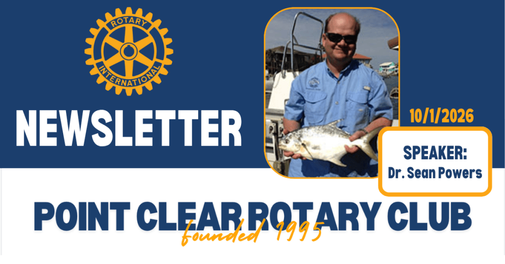 10/1/26 Club Newsletter: