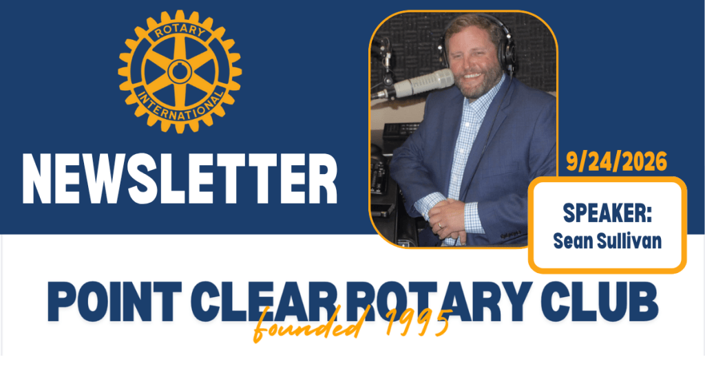 9/24/26 Club Newsletter: