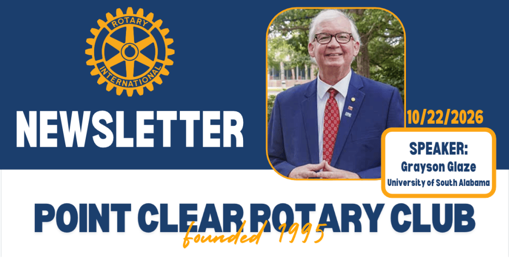 10/22/26 Club Newsletter: